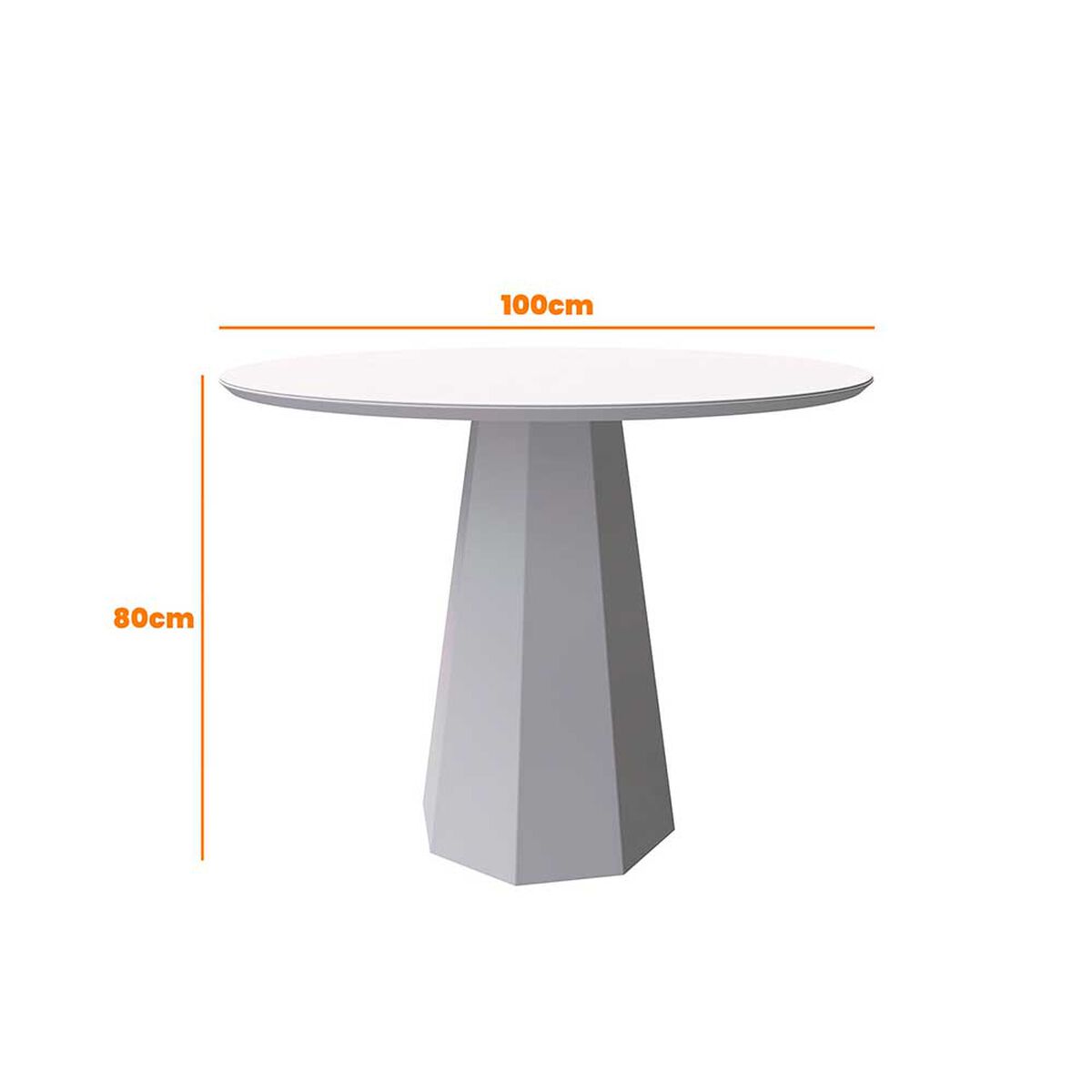 Juego de Comedor VekkaHome Isis 4 Sillas Gris