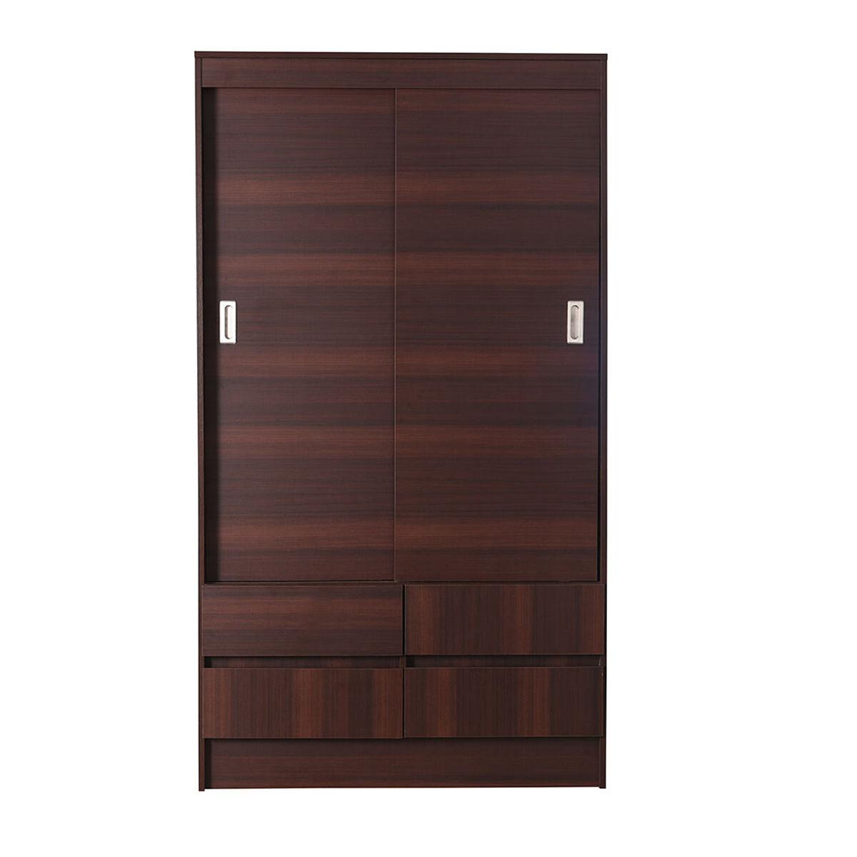 Closet Caburgua 2 Puertas Corredera 4 Cajones Wengue