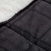 Plum&oacute;n Rosen 1,5 Plazas Sherpa Alaska Multi Negro/Gris