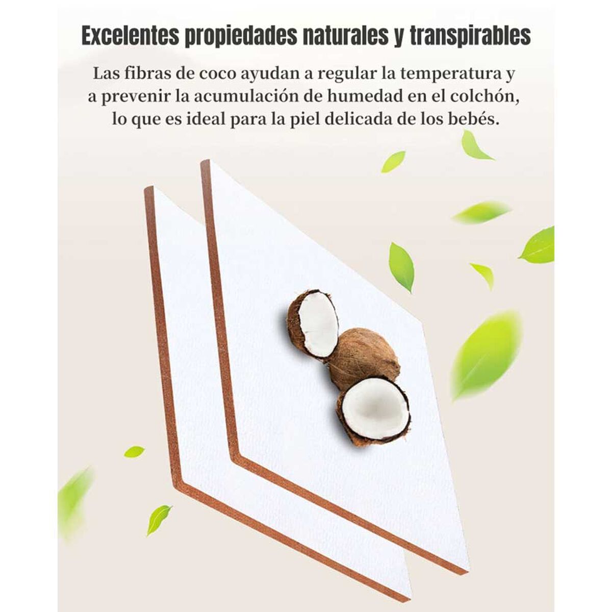 Colchón cuna 62 x 116 cm LuBabycas