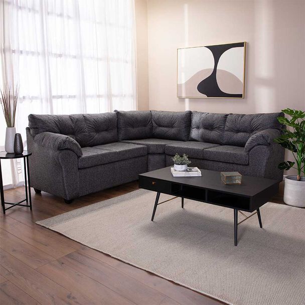 Sofá Seccional Muebles MPR New Alerce 5 Gris