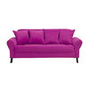 Juego de Living Bodevir Lua 3-1-1 Fucsia