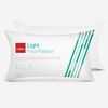 Cama Europea Rosen Base Dividida King Ergo T+ Respaldo +2 Veladores Ferrera + 2 Almohadas Light