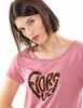 Polera Con Logo Manga Corta Mujer Fiorucci