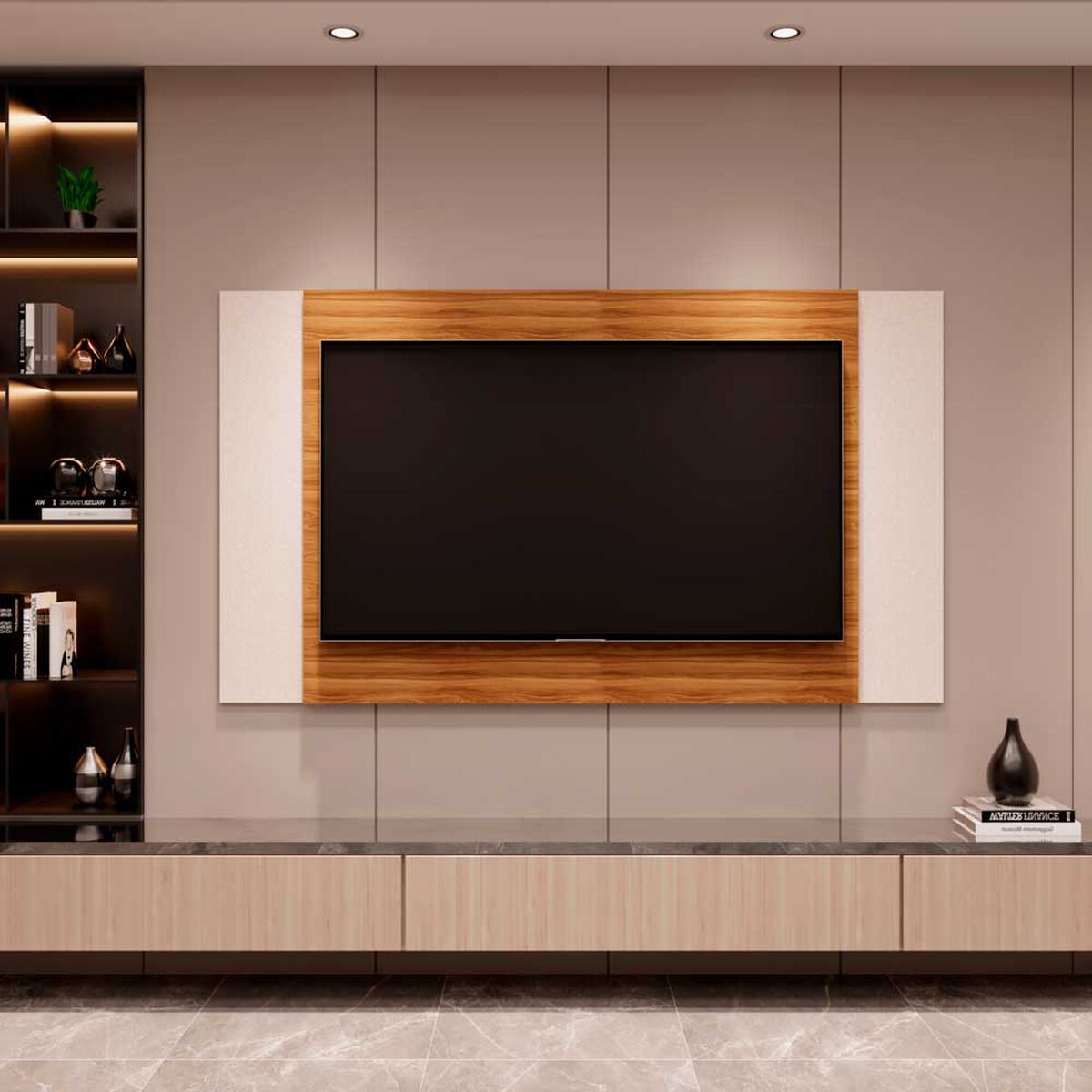 Panel TV Exit Fresno Hasta 50" Blanco