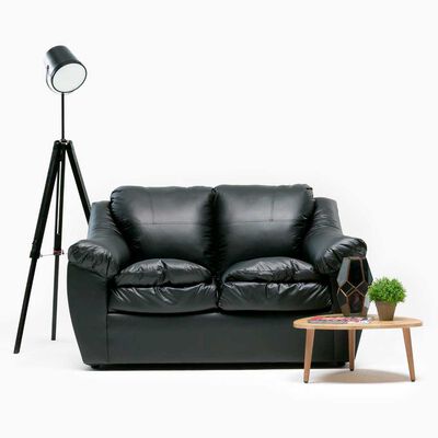 Imagen 2 del producto Sofá Cabsur Galicia 2 Cuerpos PU Negro