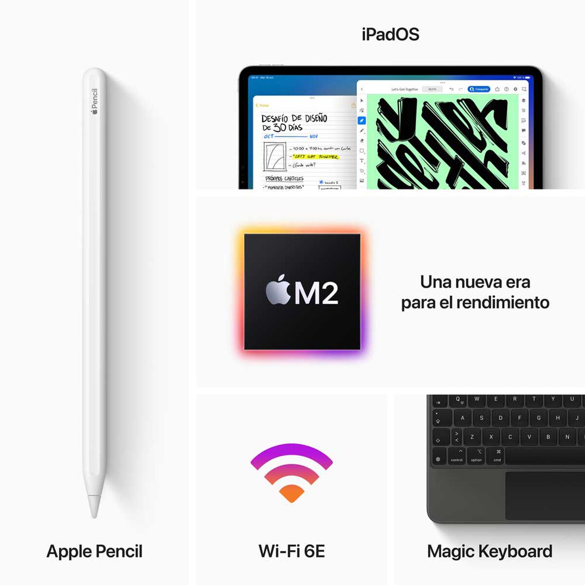 Tablet Apple iPad 11 Pro Chip M2 128GB 11" Gris Espacial