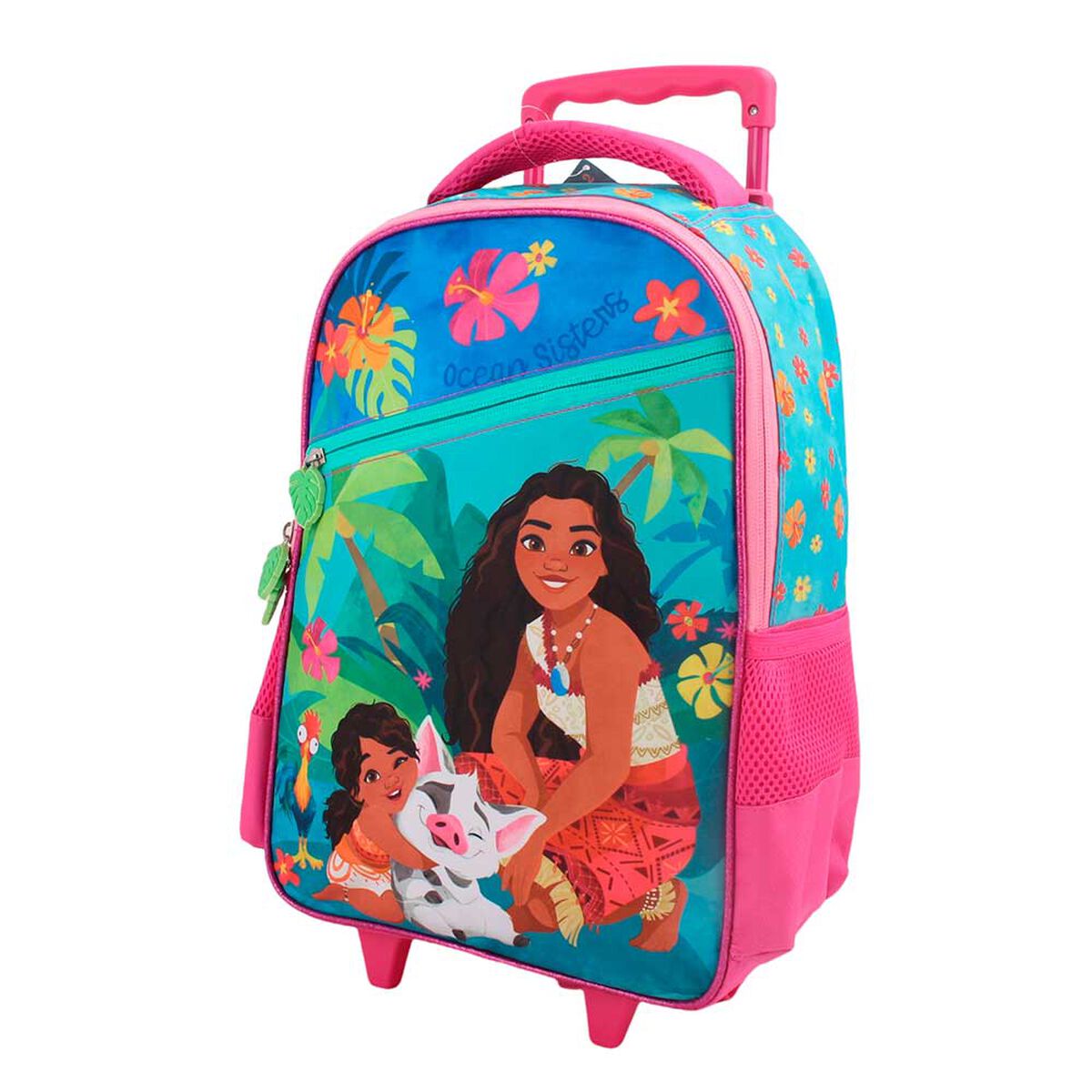 Pack Mochila con Ruedas, Estuche y Lonchera Moana