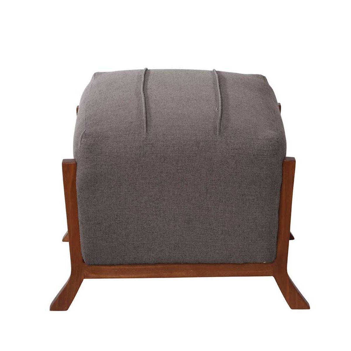 Pouf Latam Home Marsella Lino Gris Oscuro