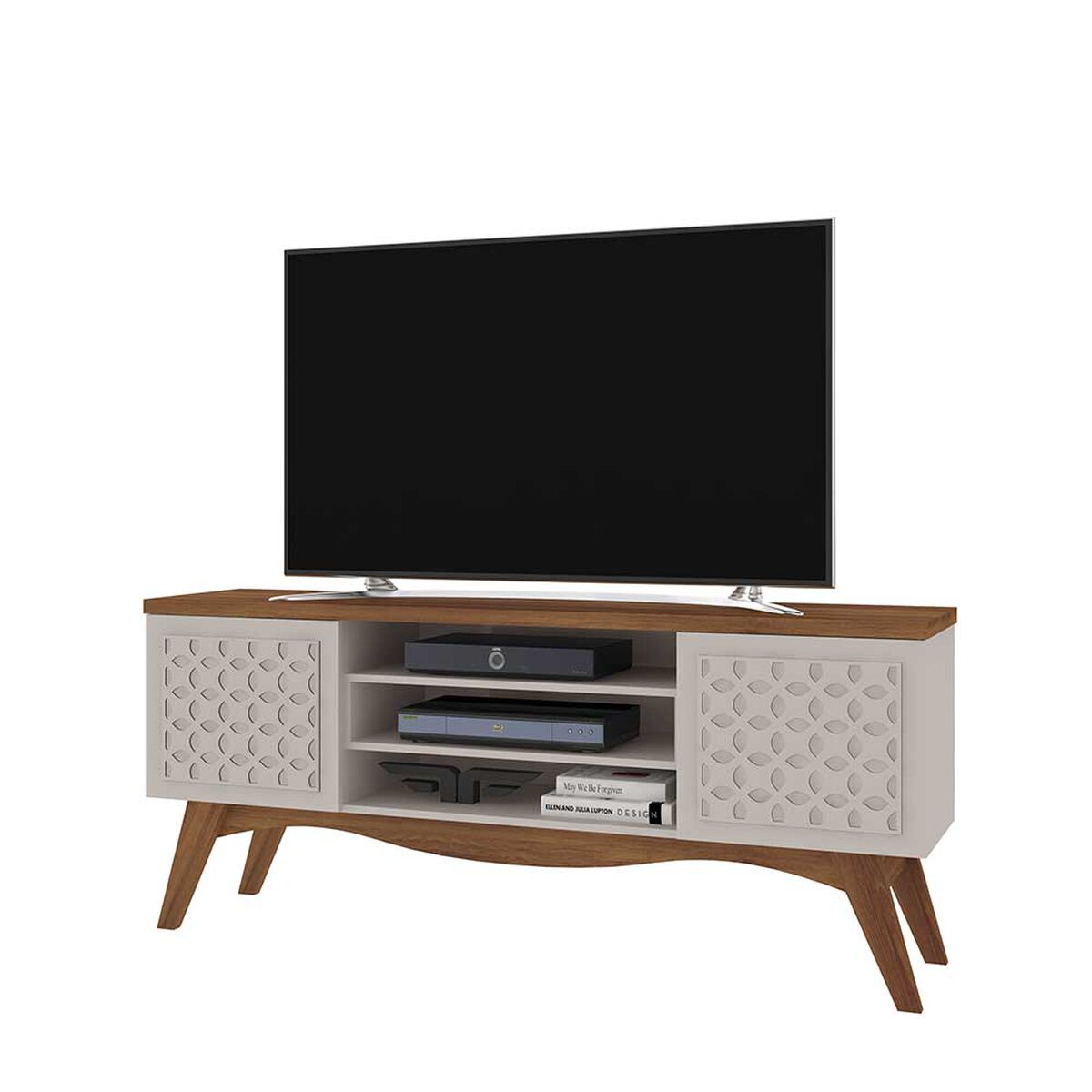 Rack TV Exit Lis Hasta 65" Beige Matte