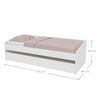 Cama Nido Vekkahome Gandu 1 Plaza Blanca