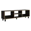 Combo Rack TV65  + Mesa de Arrimo TuHome Nomik Wengue Duna
