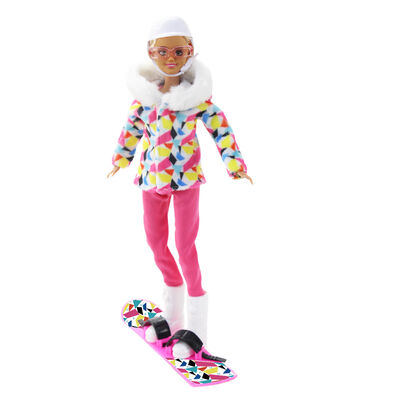 Imagen 1 del producto Muñeca con Tabla de Snowboard Boonie Pink