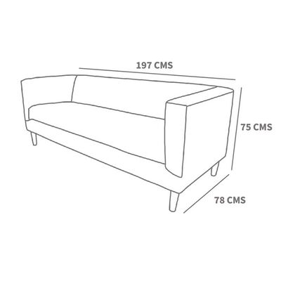 Imagen 2 del producto Sofá Latam Home Sorrento 3 Cuerpos Gris Claro