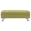 Banqueta Felpa Bodevir Lisboa 2 Cuerpos Pistacho