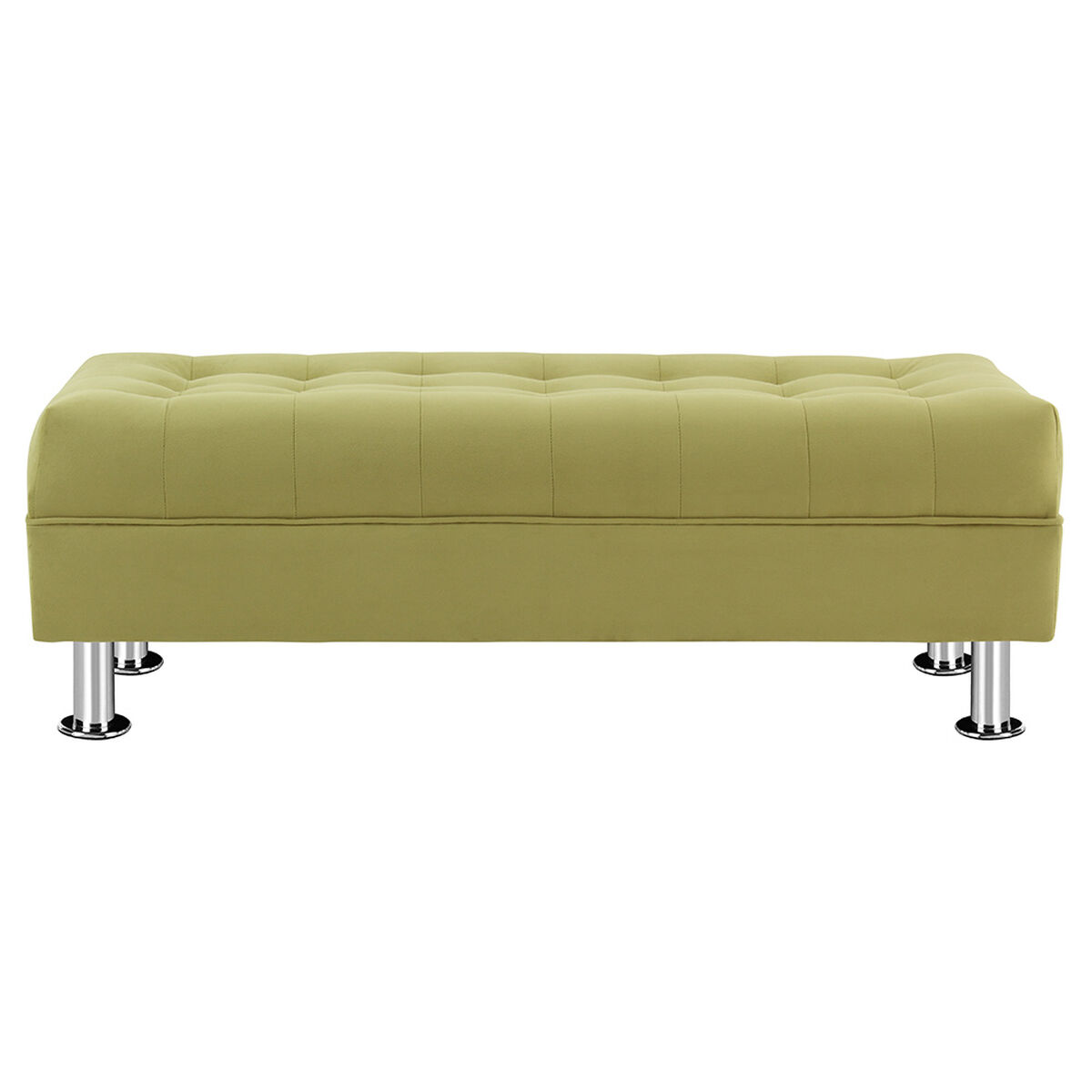 Banqueta Felpa Bodevir Lisboa 2 Cuerpos Pistacho