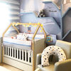 Cuna Montessori Blanca /Natural Bbpro (140X70Cm) 3 Cajas