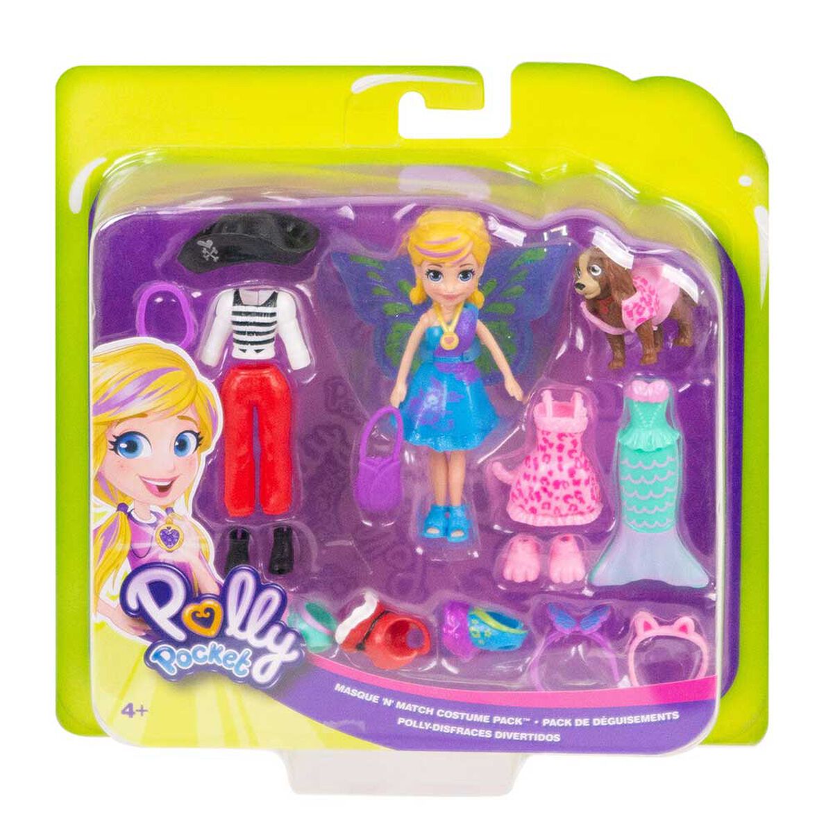 Set Muñeca con Disfraces Polly Pocket