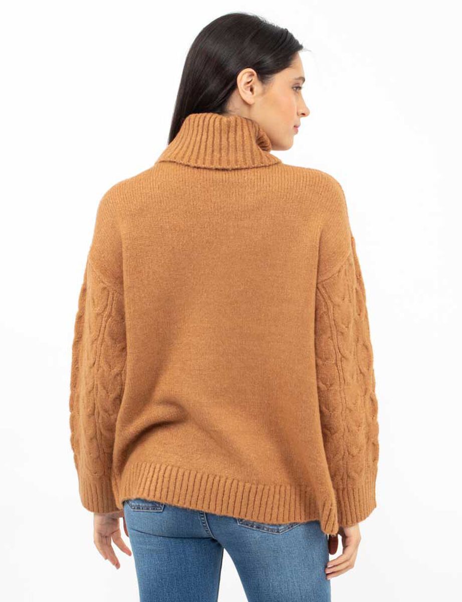 Sweater Cuello Tortuga Mujer Zibel