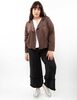 Chaqueta Suede Mujer Extralindas