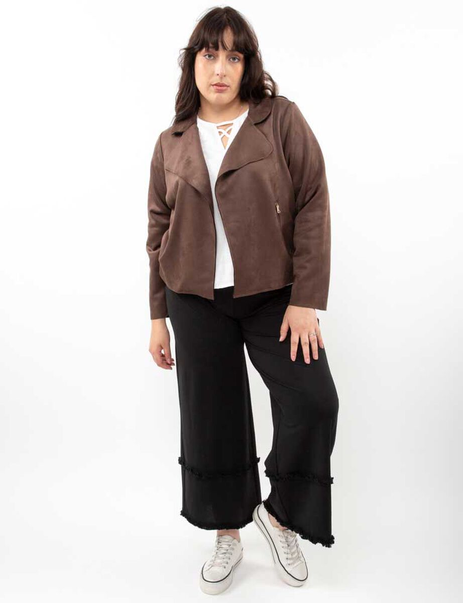 Chaqueta Suede Mujer Extralindas