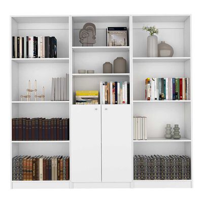 Imagen 2 del producto 2 Estantes 4 Repisas + Estante 2 Puertas TuHome Home Blanco