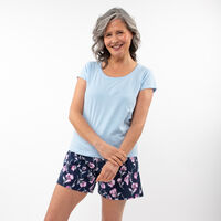 Pijama 2 Piezas Mujer Portman Club Celeste, Rosado