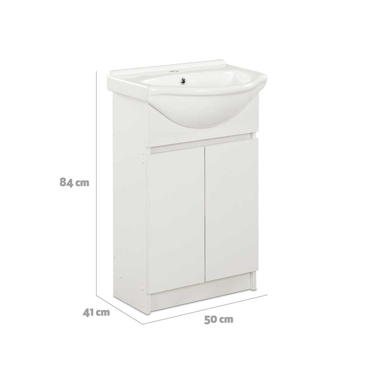 Vanitorio CIC Cannes 2 Puertas Blanco