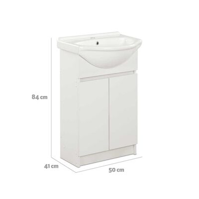 Imagen 2 del producto Vanitorio CIC Cannes 2 Puertas Blanco