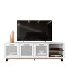 Rack TV Yardas Genesis Hasta 75" Blanco