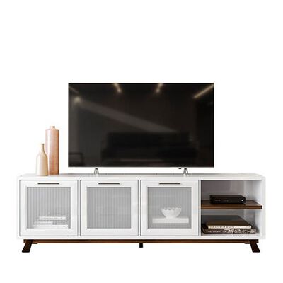 Rack TV Yardas Genesis Hasta 75" Blanco