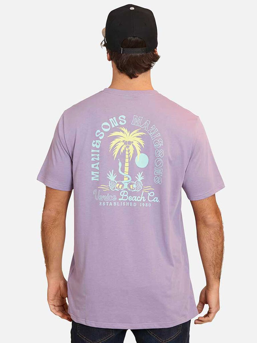 Polera Con Estampado Manga Corta Hombre Maui And Sons