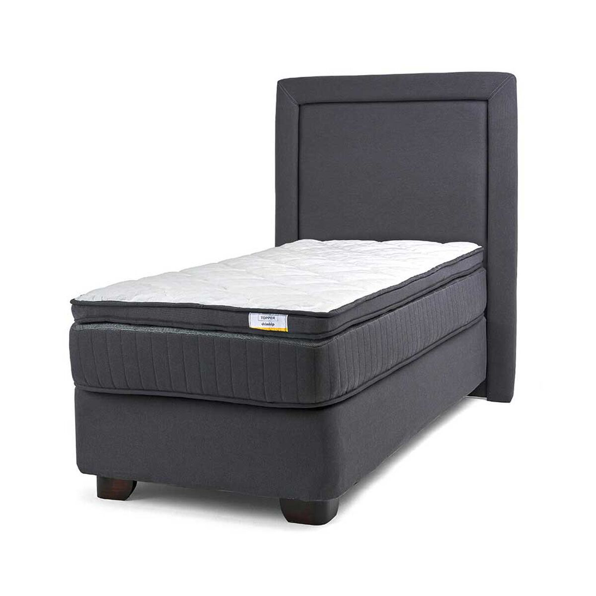 Cama Americana Drimkip 1,5 Plazas Plus Hybrido + Respaldo