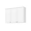 Combo Cocina Mueble A&eacute;reo + Base Home Mobili Americana 120 cm Blanco