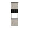 Bar TuHome Bi Color Ceniza Wengue 2 Puertas