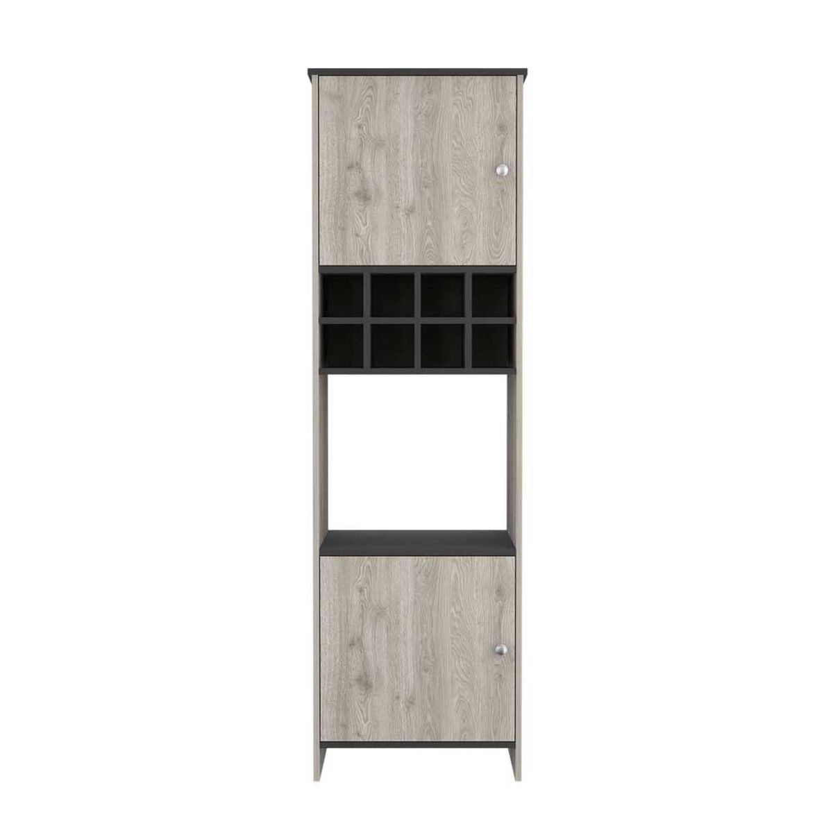 Bar TuHome Bi Color Ceniza Wengue 2 Puertas