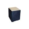 Juego de Living Diseño A&M Home Julietta Sofá 3 Cuerpos + 2 Pouf 1 Cuerpo Negro Beige