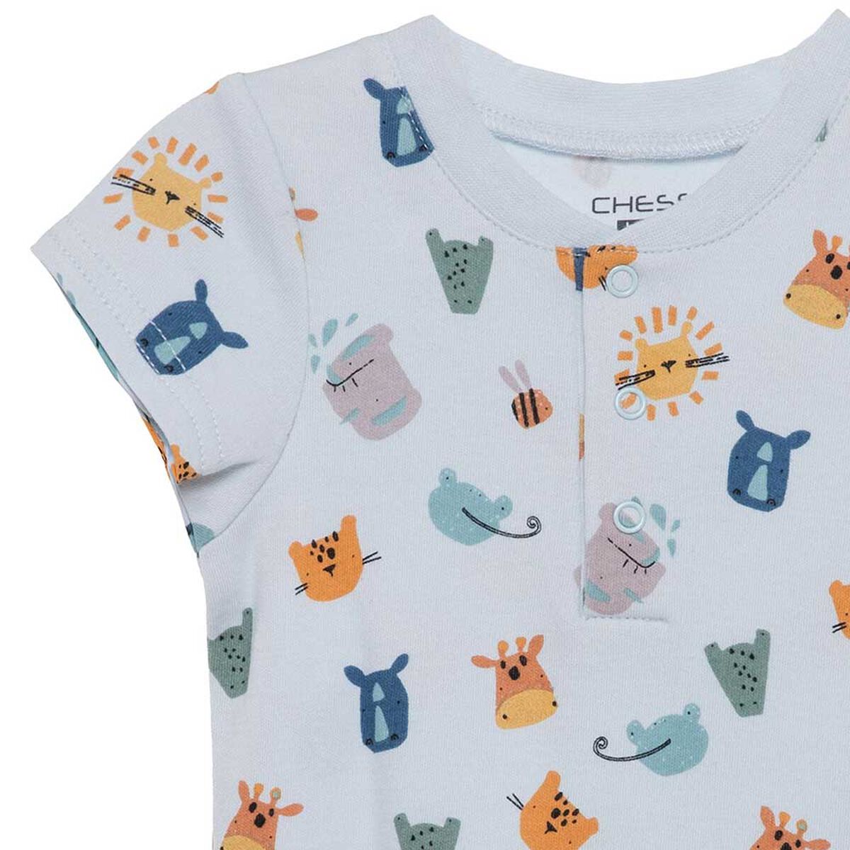 Pack 2 Bodys de Algodón Bebo Chess Baby