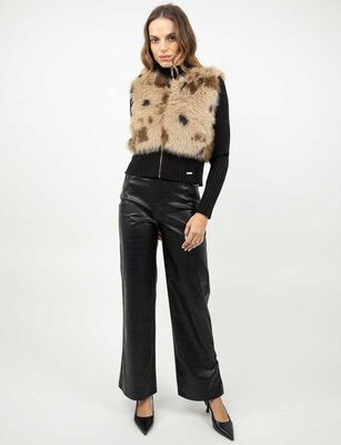 Imagen 2 del producto Pantalón Ecocuero Mujer Soviet Negro