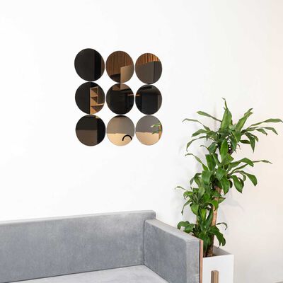 Imagen 2 del producto Set 9 Espejos Redondos TuHome Artemis 60 x 60 cm