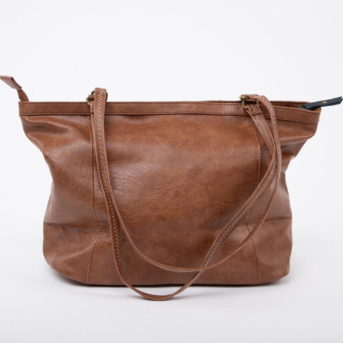 Bolso Tote Ecocuero Camel Alma