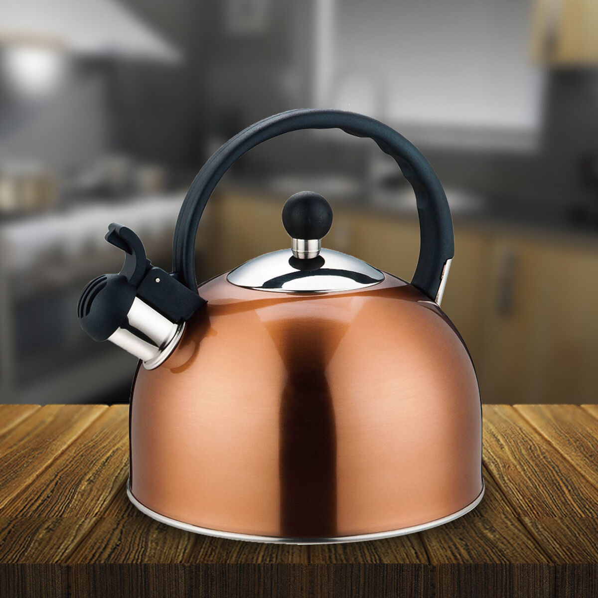 Tetera Acero Inoxidable Cuisine Minerve Cobre 3 lt.