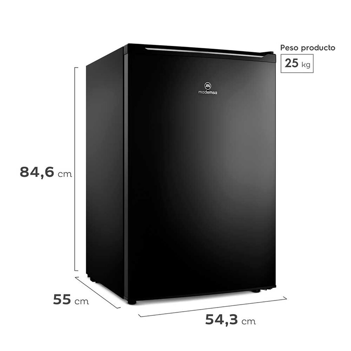 Mini Congelador Mademsa M-191V  98lts Negro
