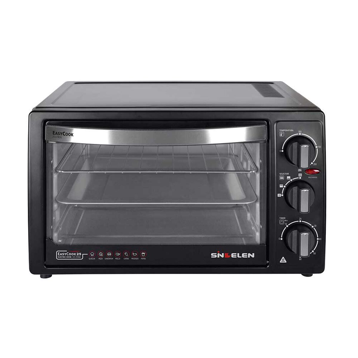 Horno Eléctrico Sindelen HE-255 NG 25 lts.