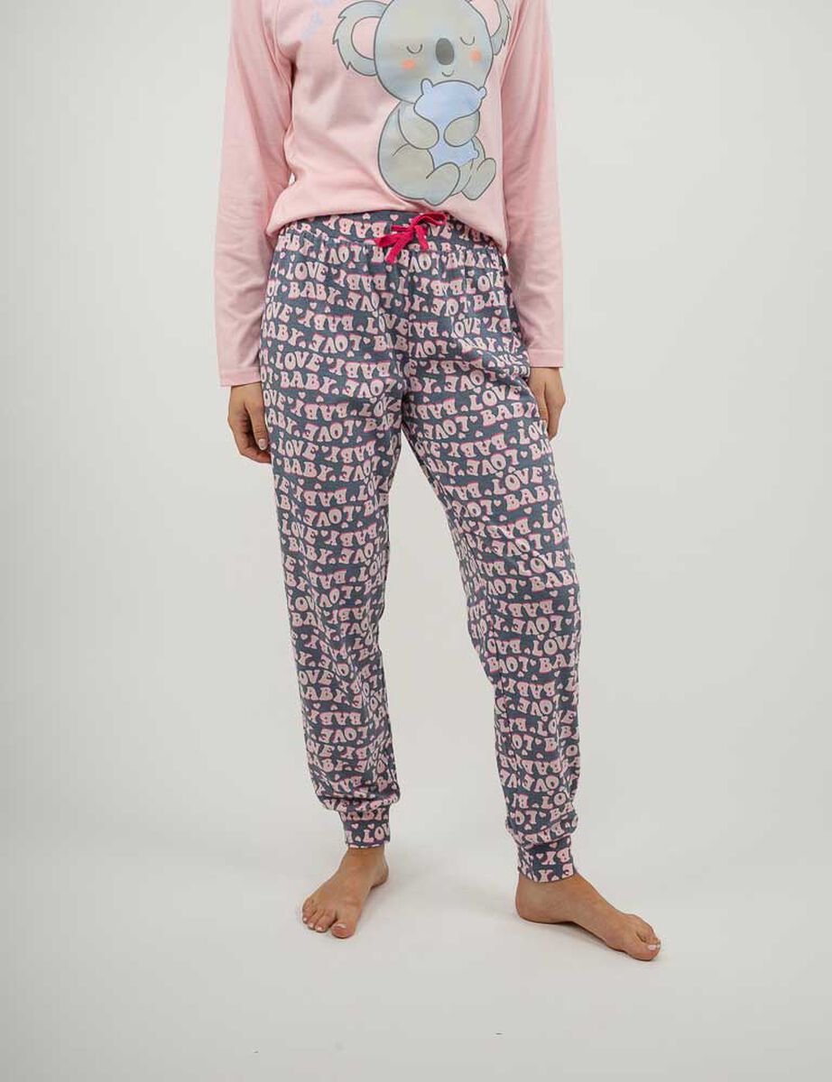 Pantalón de Pijama Largo Mujer Icono