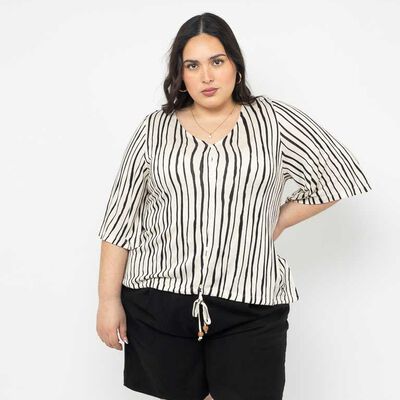 Polera Manga 3/4 Mujer Extralindas Crudo