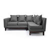 Seccional Derecho Living Factory Berlin 4 Cuerpos Gris