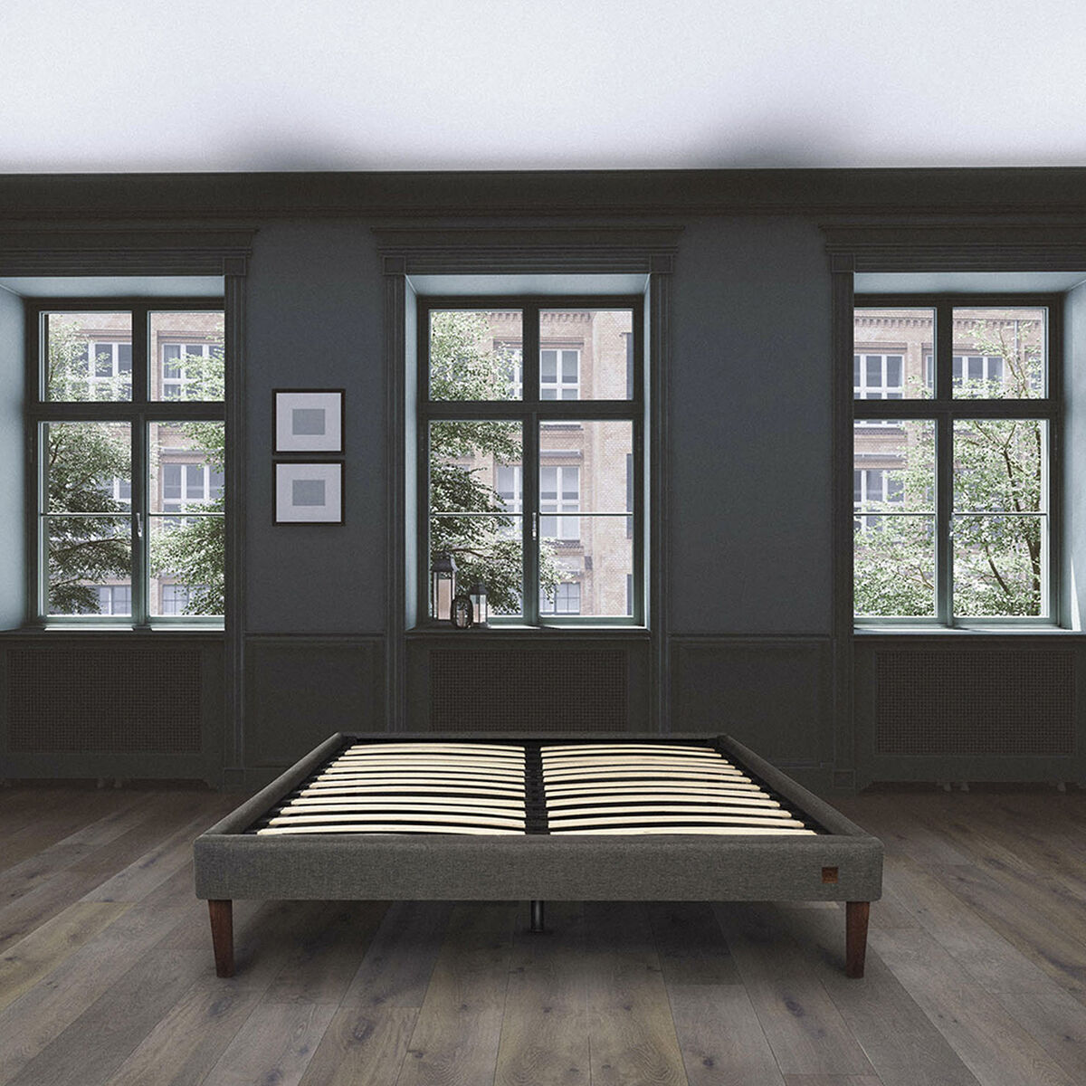 Base Europea CIC 2 Plazas Curve Gris