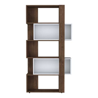 Imagen 2 del producto Biblioteca Tuhome Beijing 2 Modulos Mobiles Bellota Y Blanco