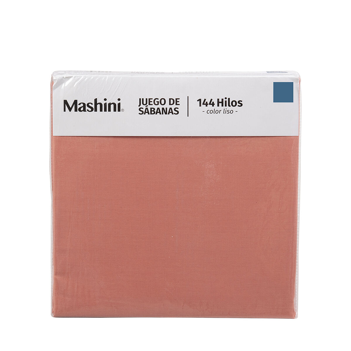 Juego de Sábanas Mashini 144 Hilos 2 Plazas Lisa Naranjo